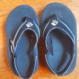 Reef flipflops black 3/4 baby